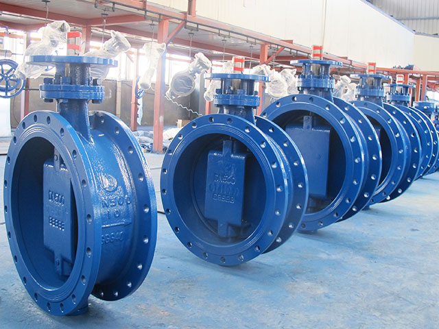 double eccentric butterfly valves  for great stone in Minsk