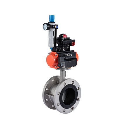 flange center lined buterfly valves