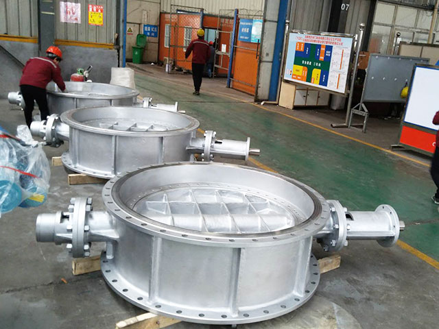 CF8C outside bearing butterfly valve for Russia