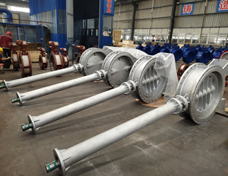 YUDA, Yuda butterfly valve, extension stem butterfly valve